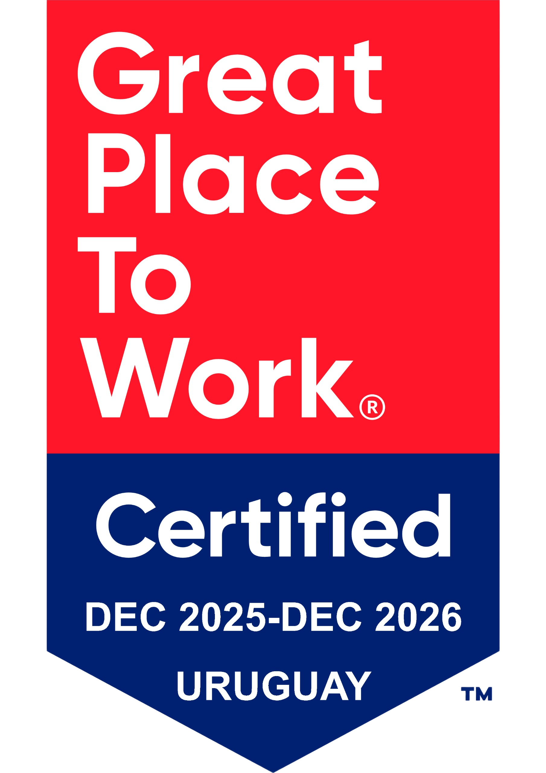 Certificación de Great Place to Work Uruguay